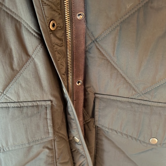 Army Green Quilted Jacket - Banana Republic - Picture 5 of 6